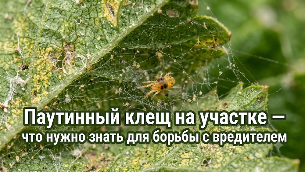Как избавиться от паутинного клеща на участке