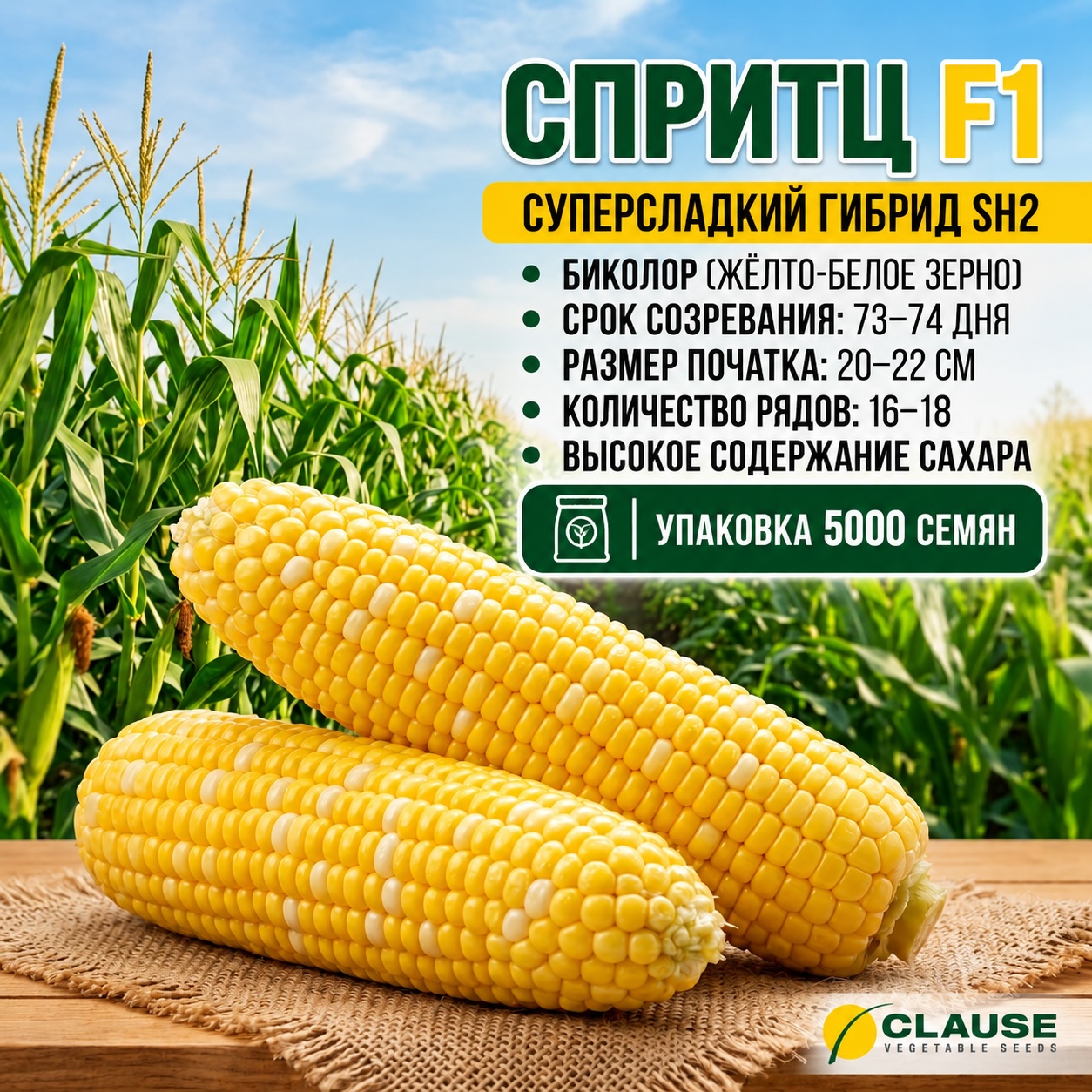 Баннер Кукуруза Спритц